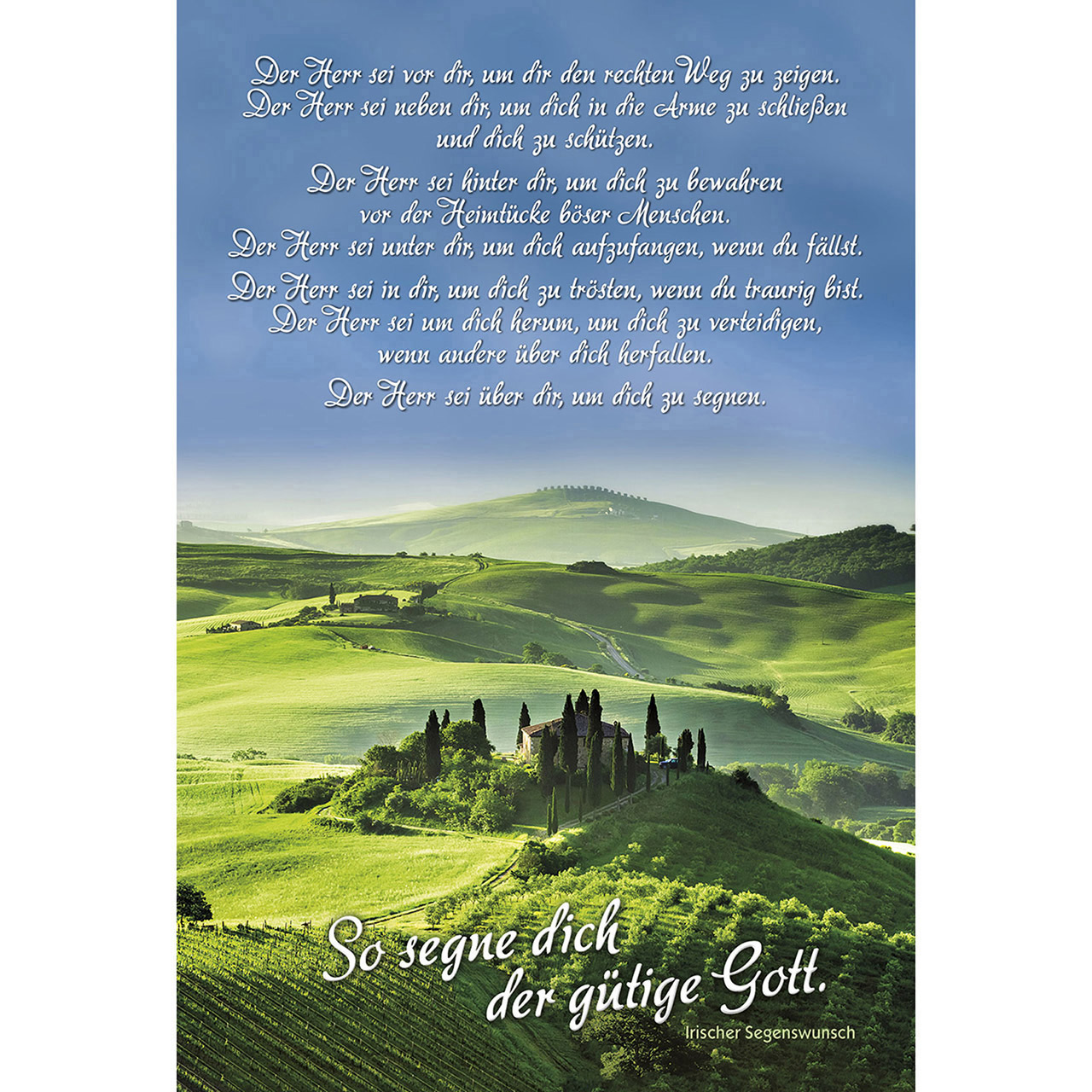 Faltkarte - Der Herr sei vor dir