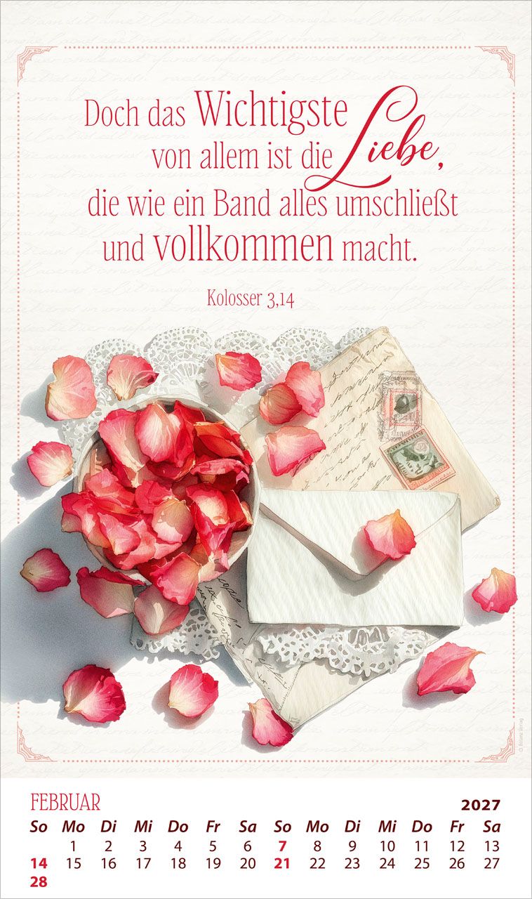 Posterkalender - Die Kraft der Worte 2027 Posterkalender