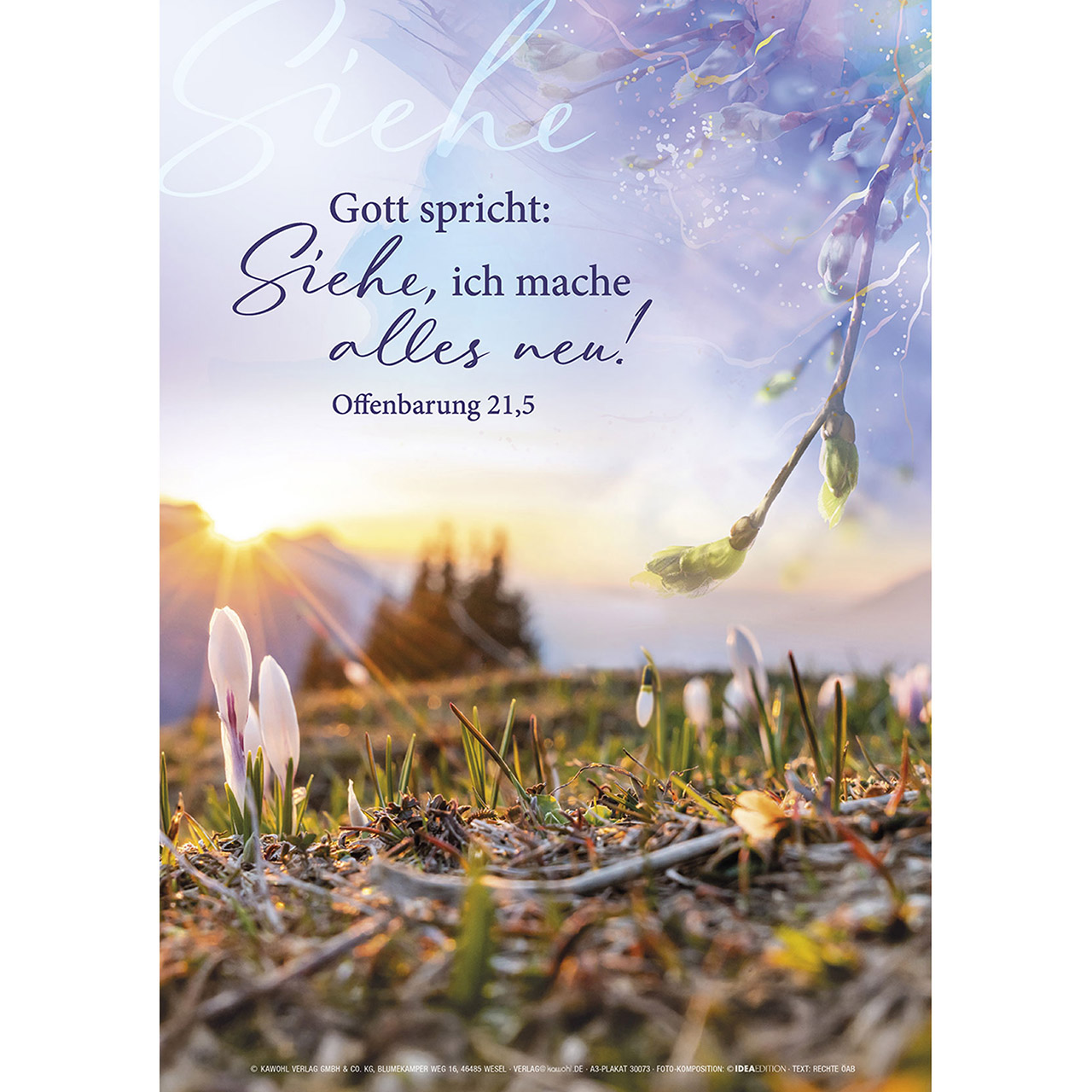 Gott spricht: Siehe, ich mache alles neu!