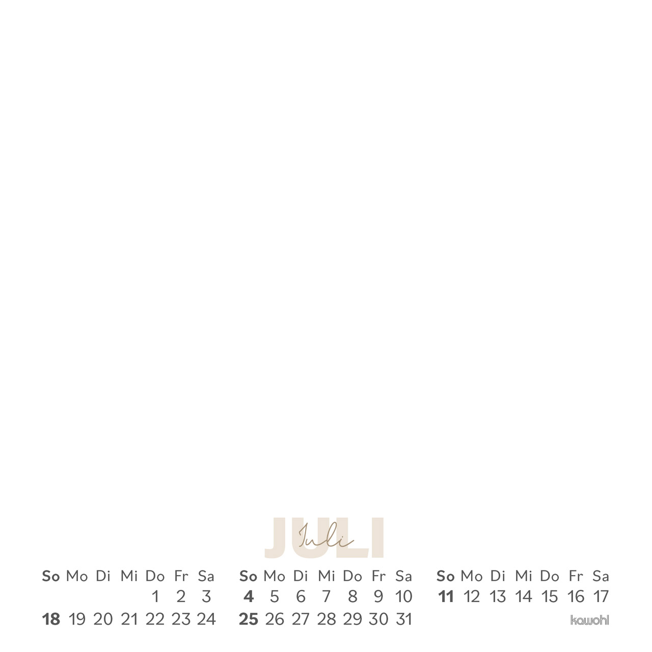 Postkartenkalender - Einblicke 2027