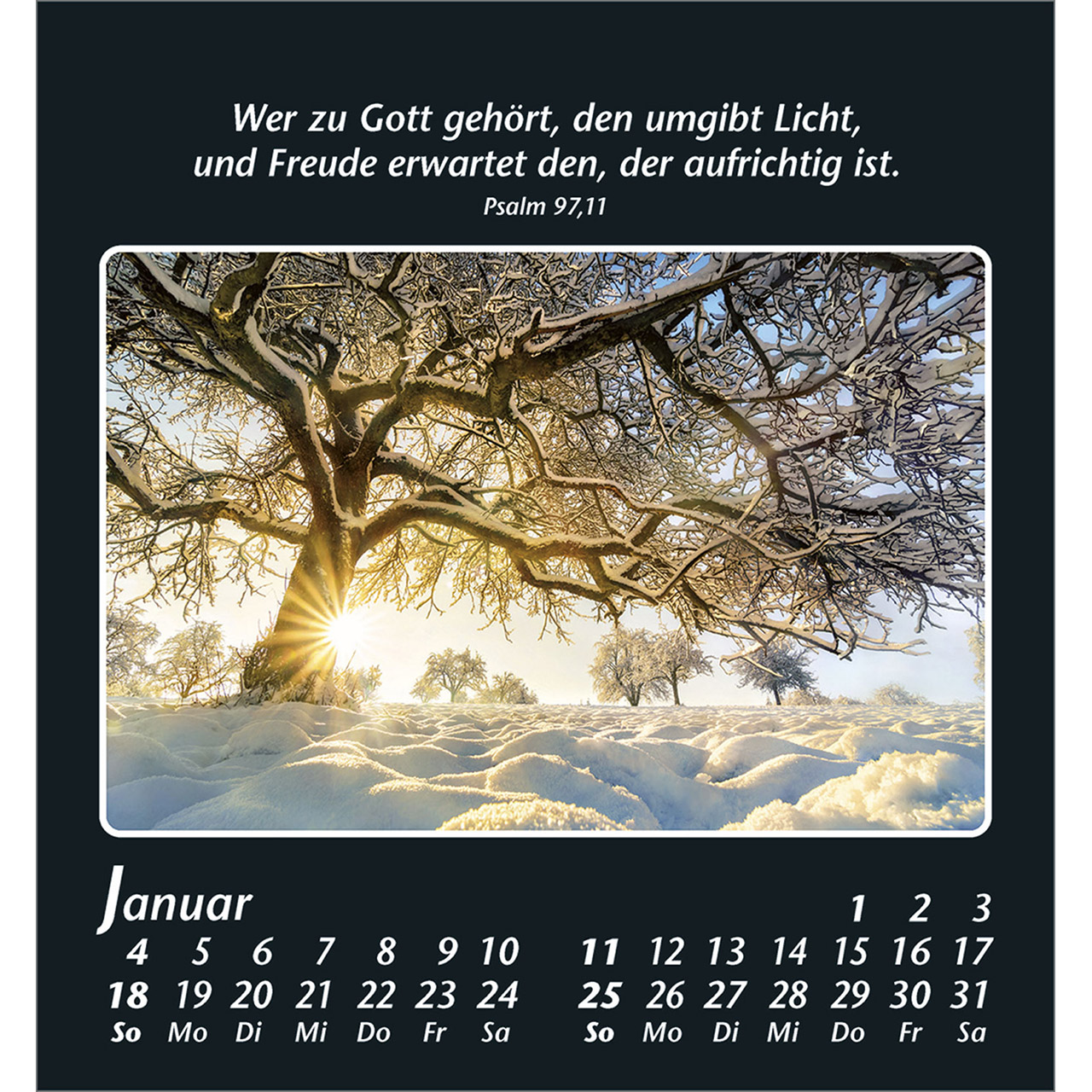 Tischkalender - Zeit der Stille 2026