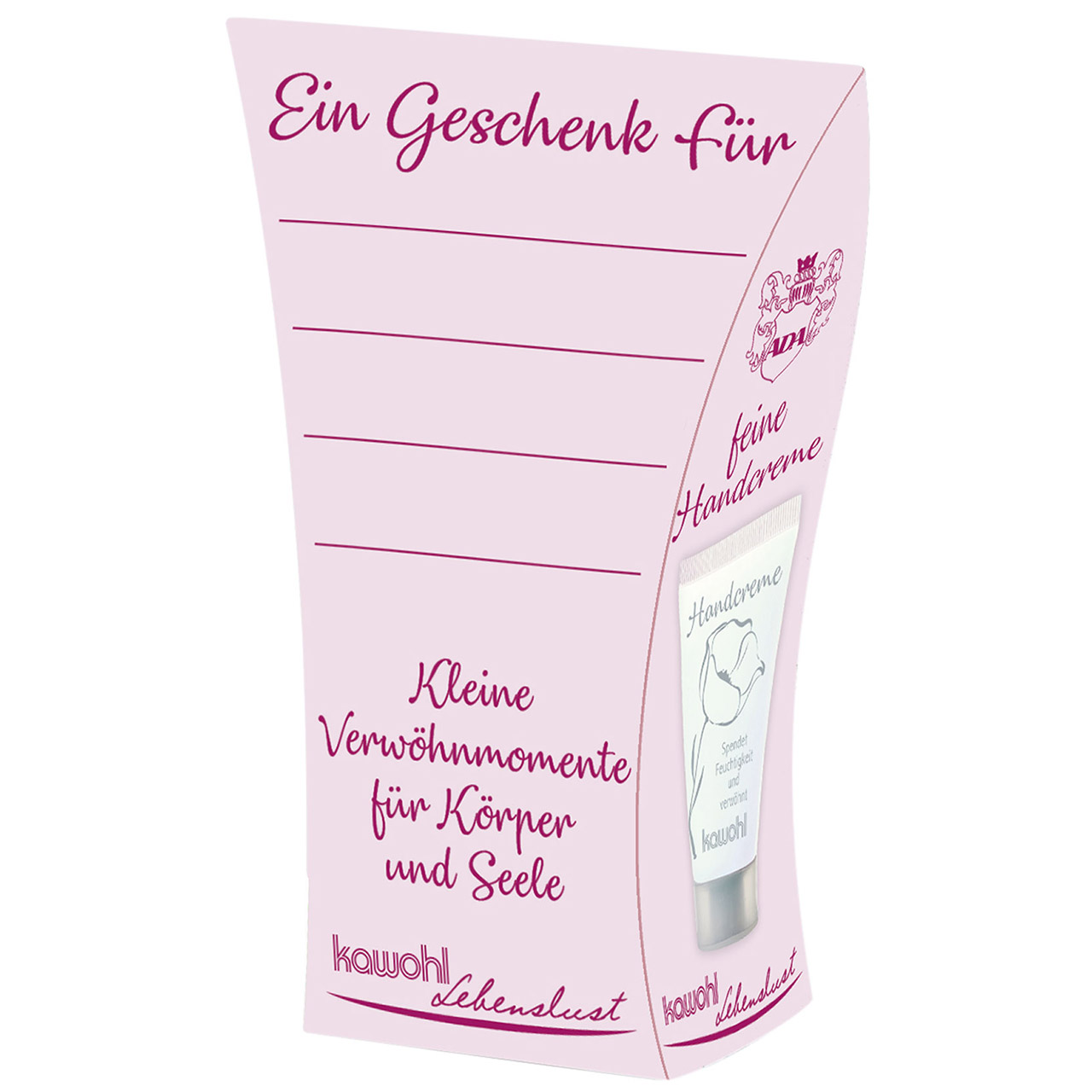 Handcreme - Ich möcht von Herzen Danke sagen - Hände / Rose