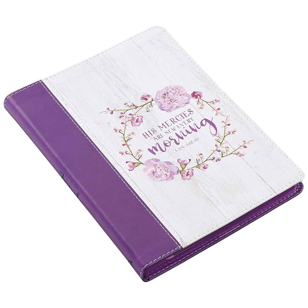 Notizbuch - His mercies are new every morning - Pfingstrosen