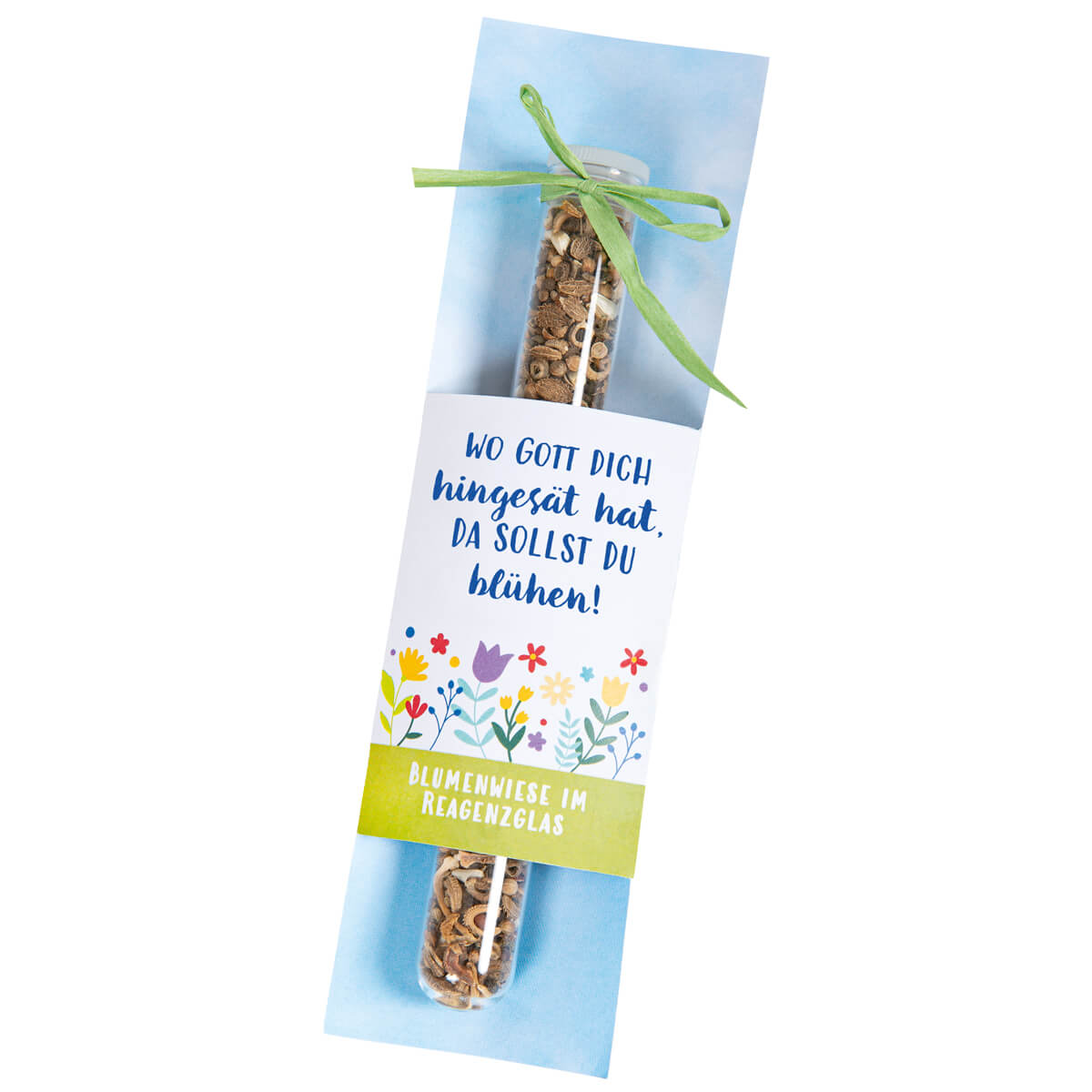 Blumensamen - Blumenwiese im Reagenzglas