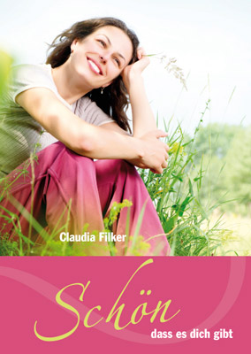 Schön, dass es dich gibt Grußheft - Schön, dass es dich gibt - Frau auf Wiese