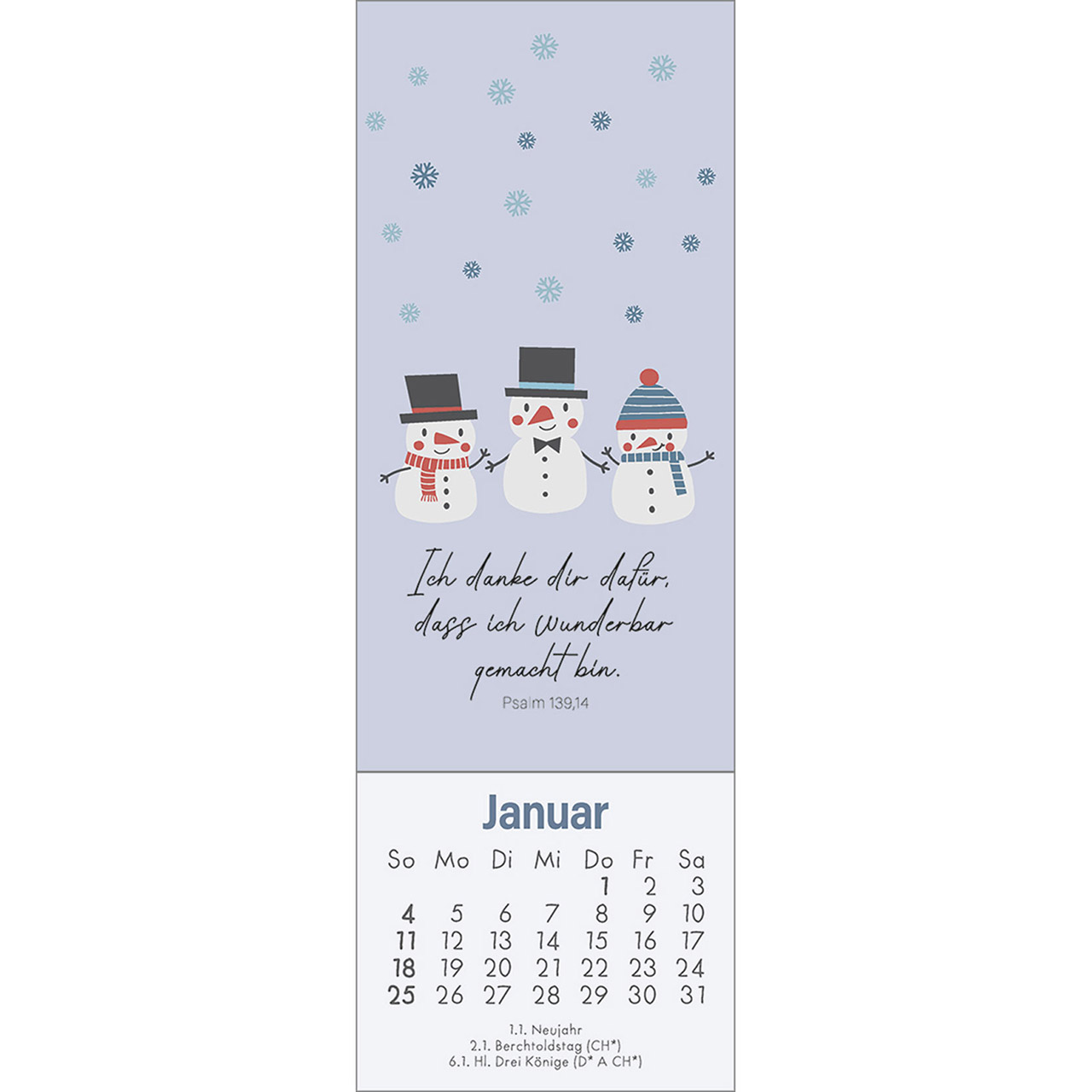 Lesezeichenkalender - Mein wundervoller Lesezeichenkalender 2026