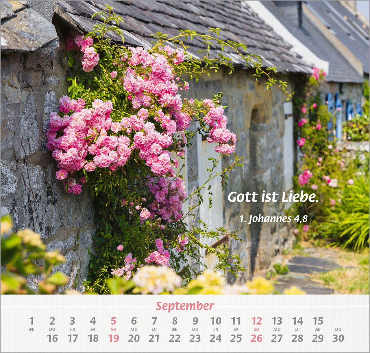 Wandkalender - Denn du bist bei mir 2027 Wandkalender