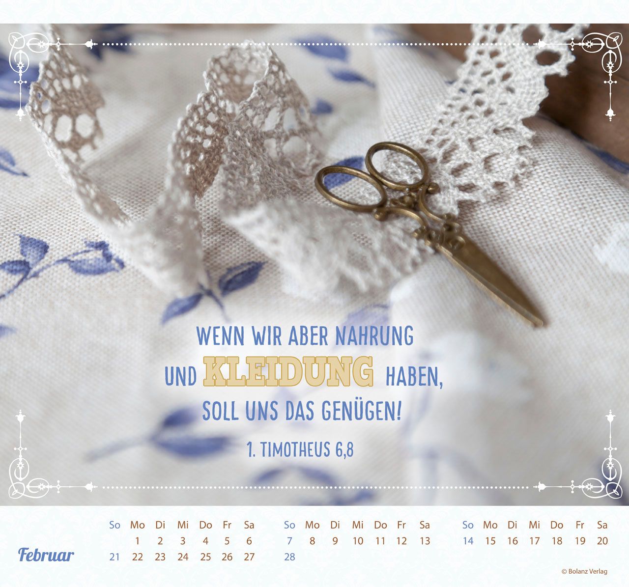 Wandkalender - Am Anfang war das Wort 2027 Wandkalender