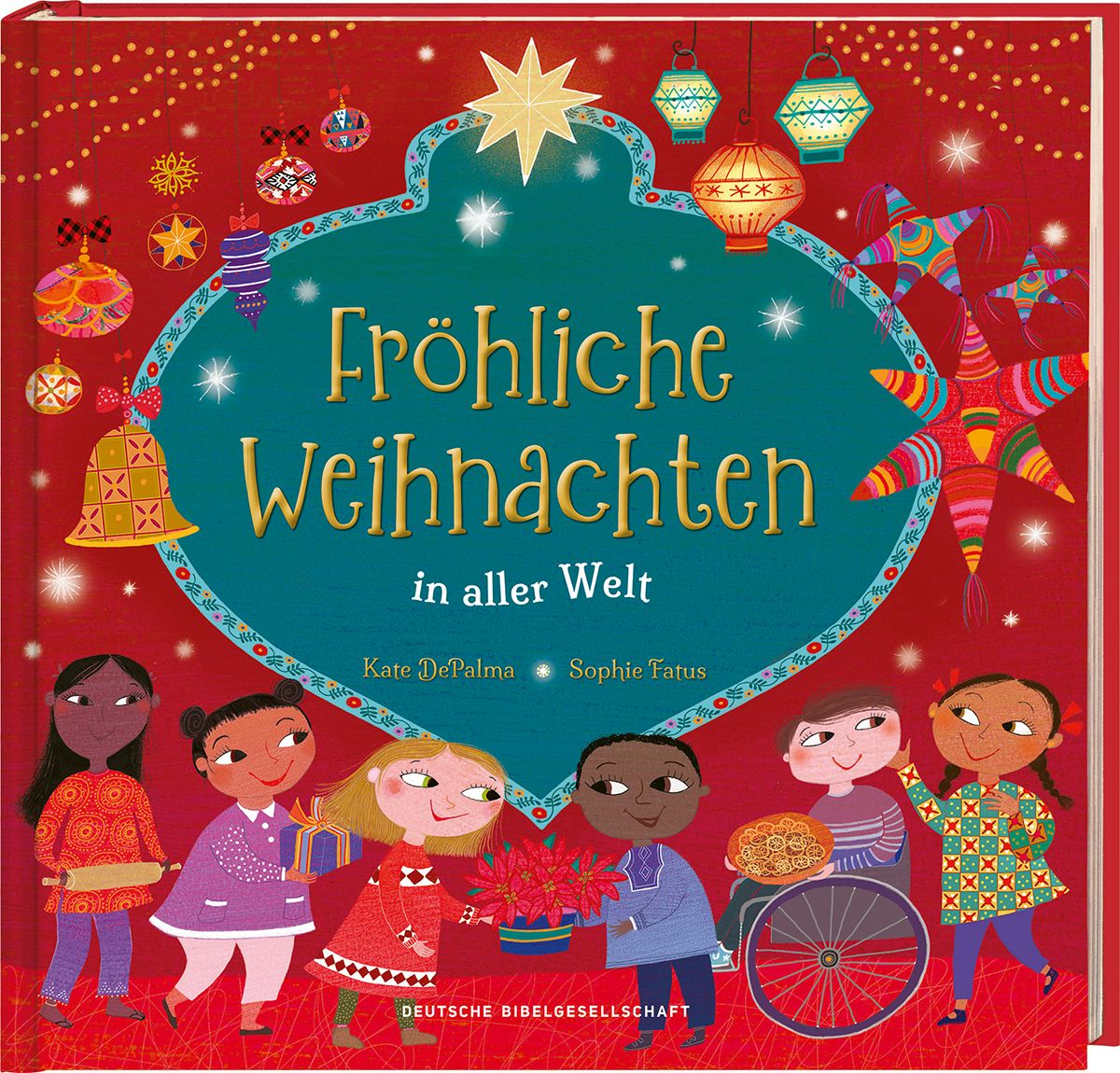 Buch - Fröhliche Weihnachten - Kinder Rollstuhl Sterne