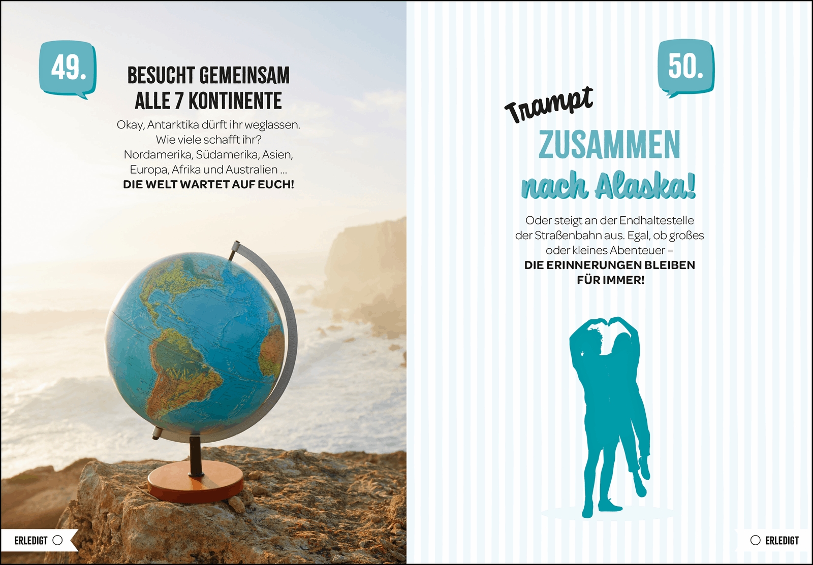 Geschenkbuch - 100 Dinge, die jedes Paar einmal tun sollte