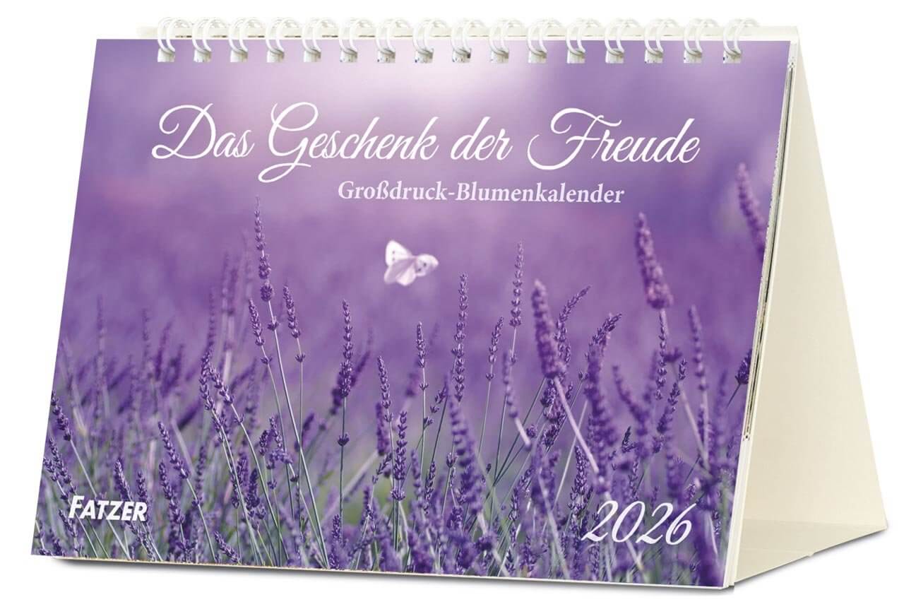 Aufstellkalender - Das Geschenk der Freude 2026
