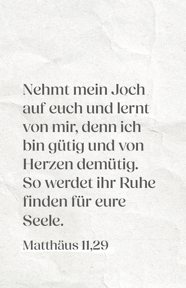 Karte - Frieden - Segen zum Mitnehmen