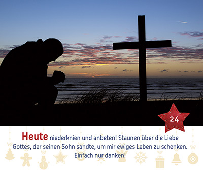 Aufstellbuch - Zünde dein Licht an - Krippe Kerze