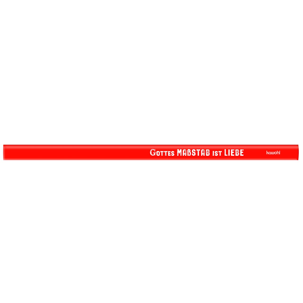 Zimmermanns-Bleistift - Gottes Maßstab ist Liebe - Zimmermannsstift