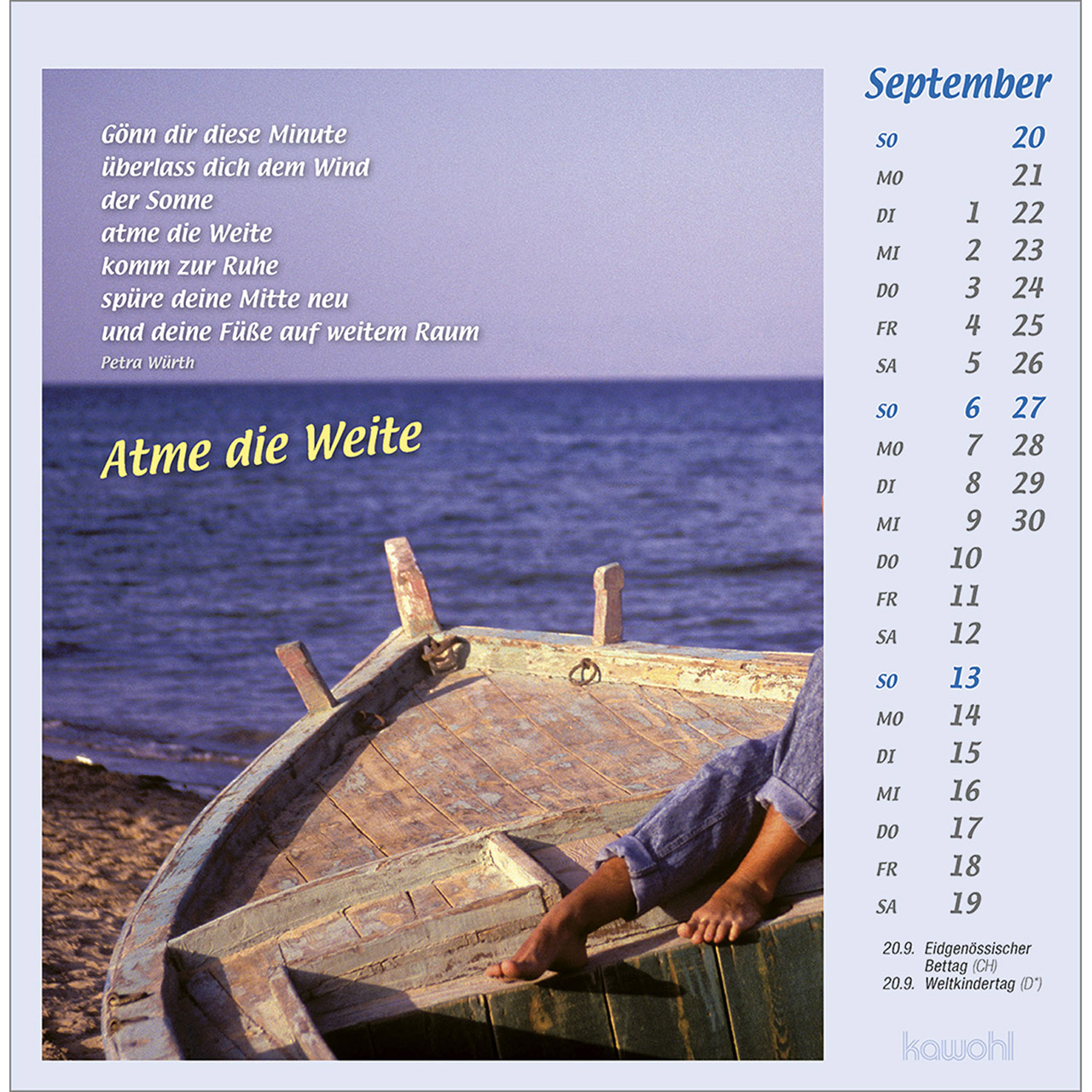 Postkartenkalender - Mit Hand und Fuß 2026