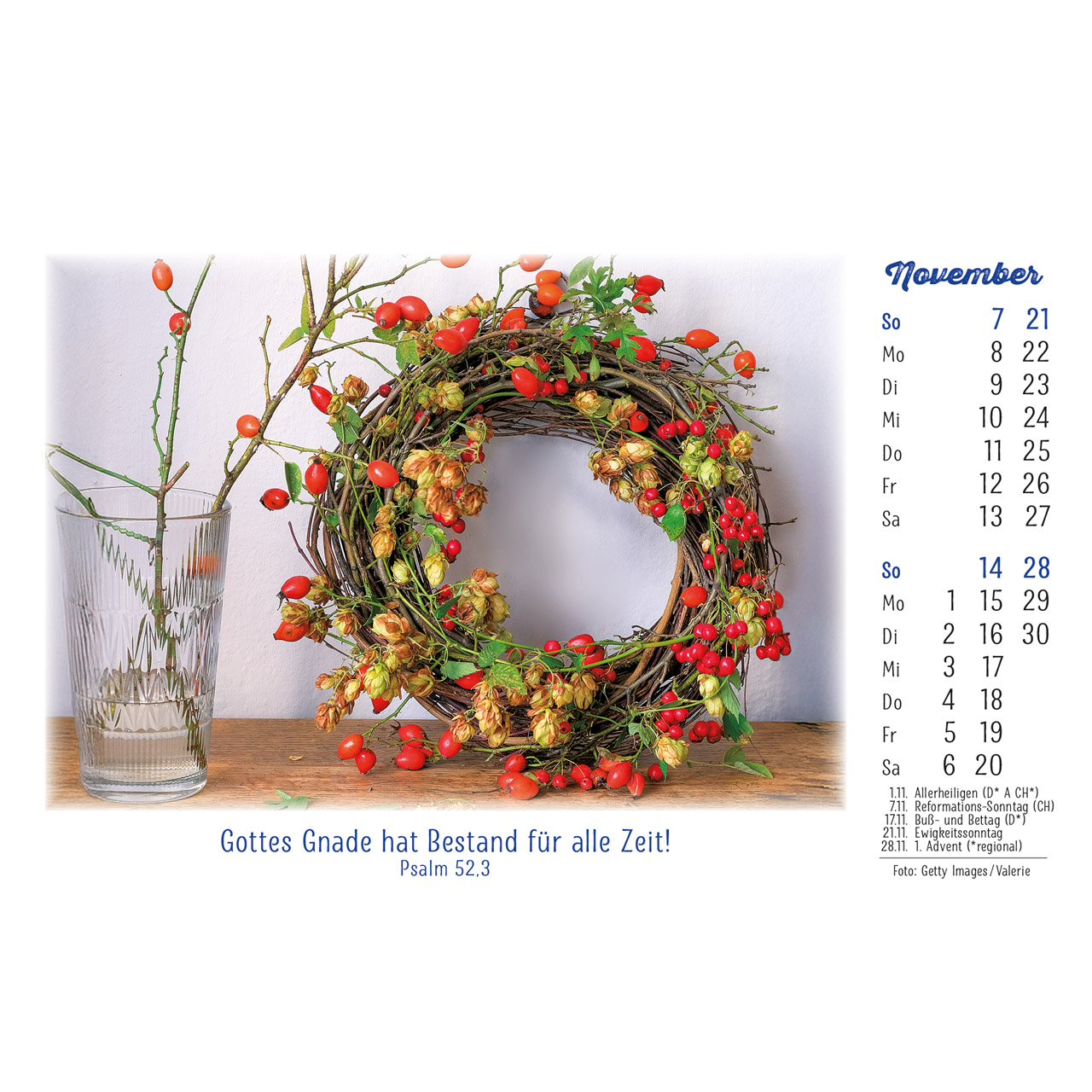 Aufstellkalender - Die Freude geht mit uns 2027