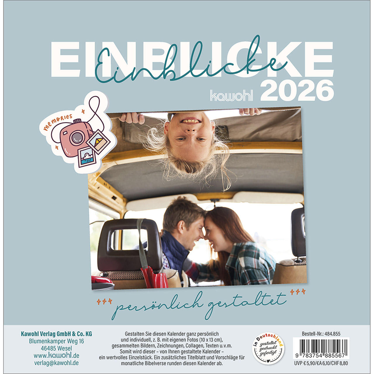 Tischkalender - Einblicke 2026