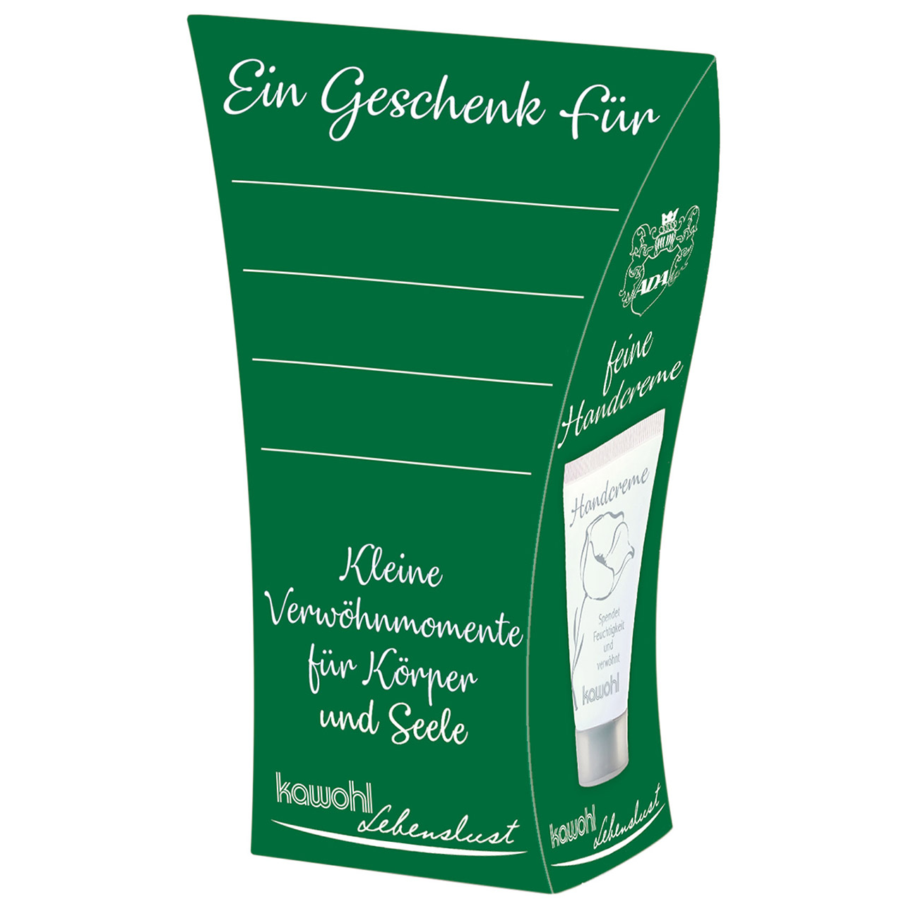 Handcreme - Frohe Weihnachten und ein gesegnetes neues Jahr - Grafik Streudruck