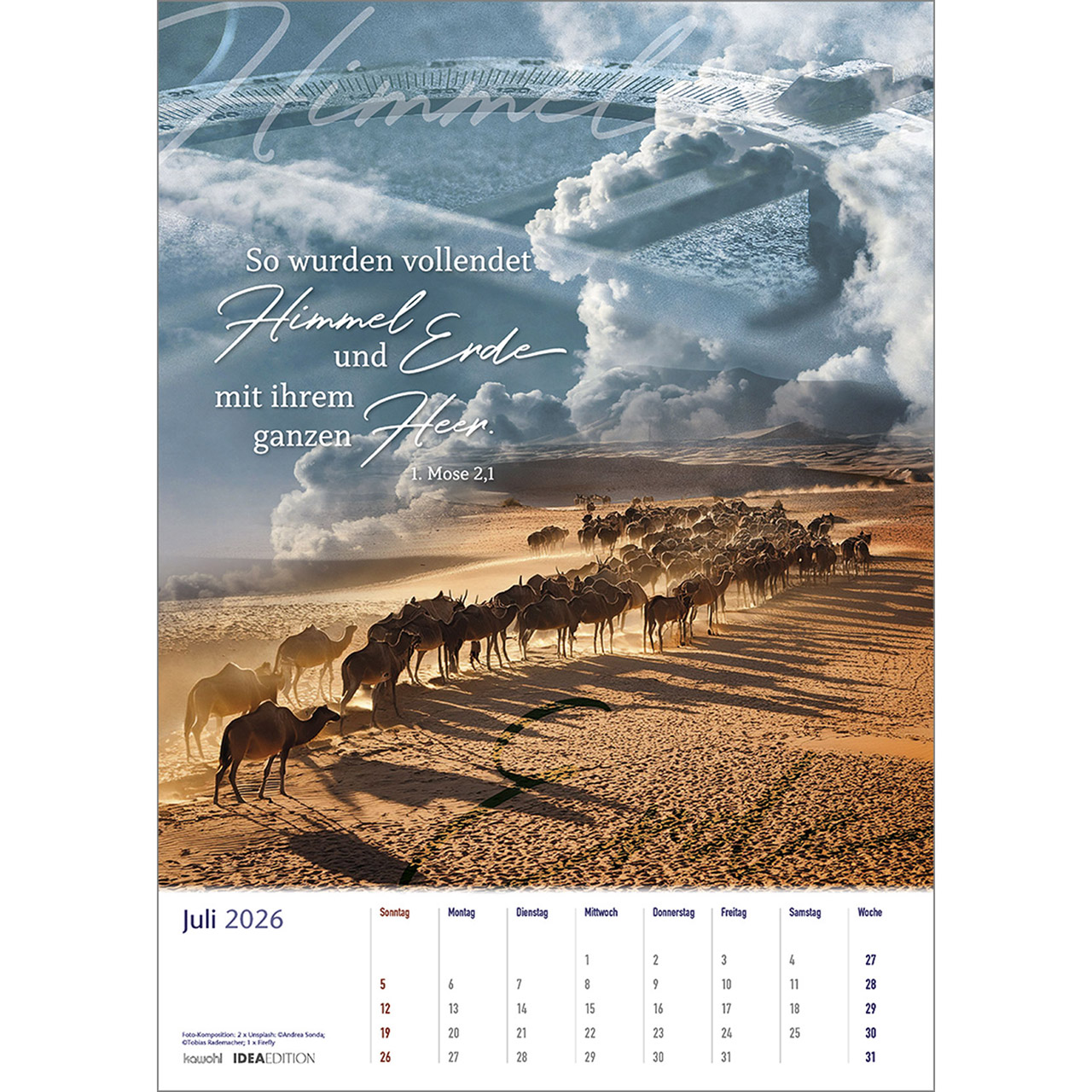 Posterkalender - Auf seinem Weg 2026