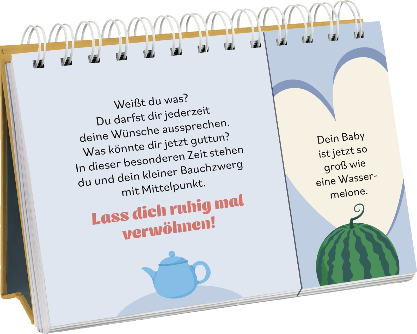 Aufstellbuch - Hurra, bald bist du da