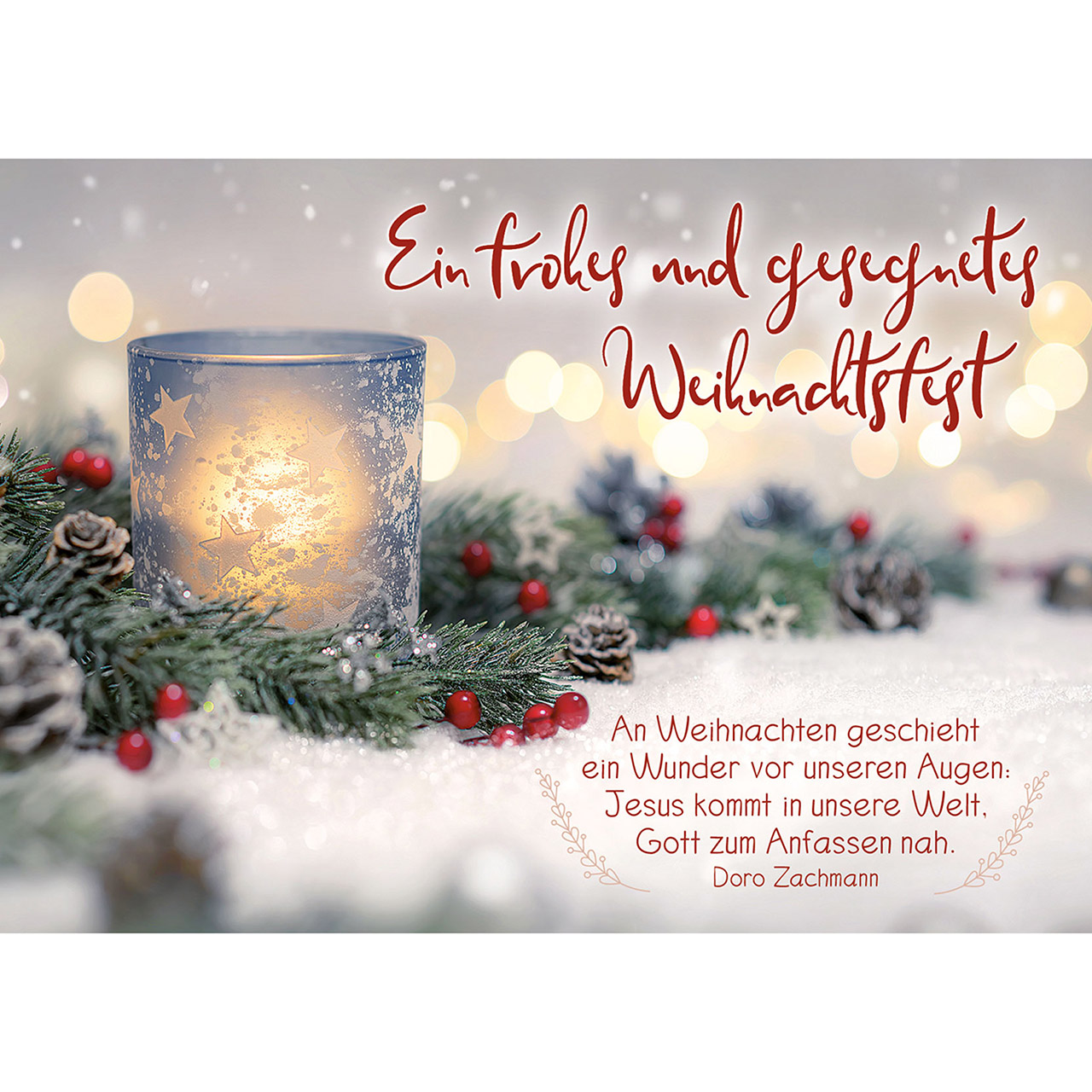 Ein frohes und gesegnetes Weihnachtsfest