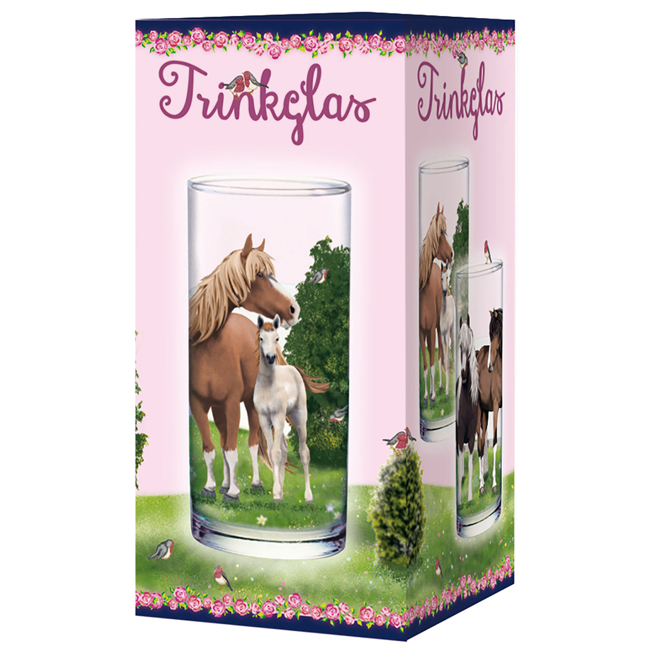 Trinkglas - Pferde - Pferde