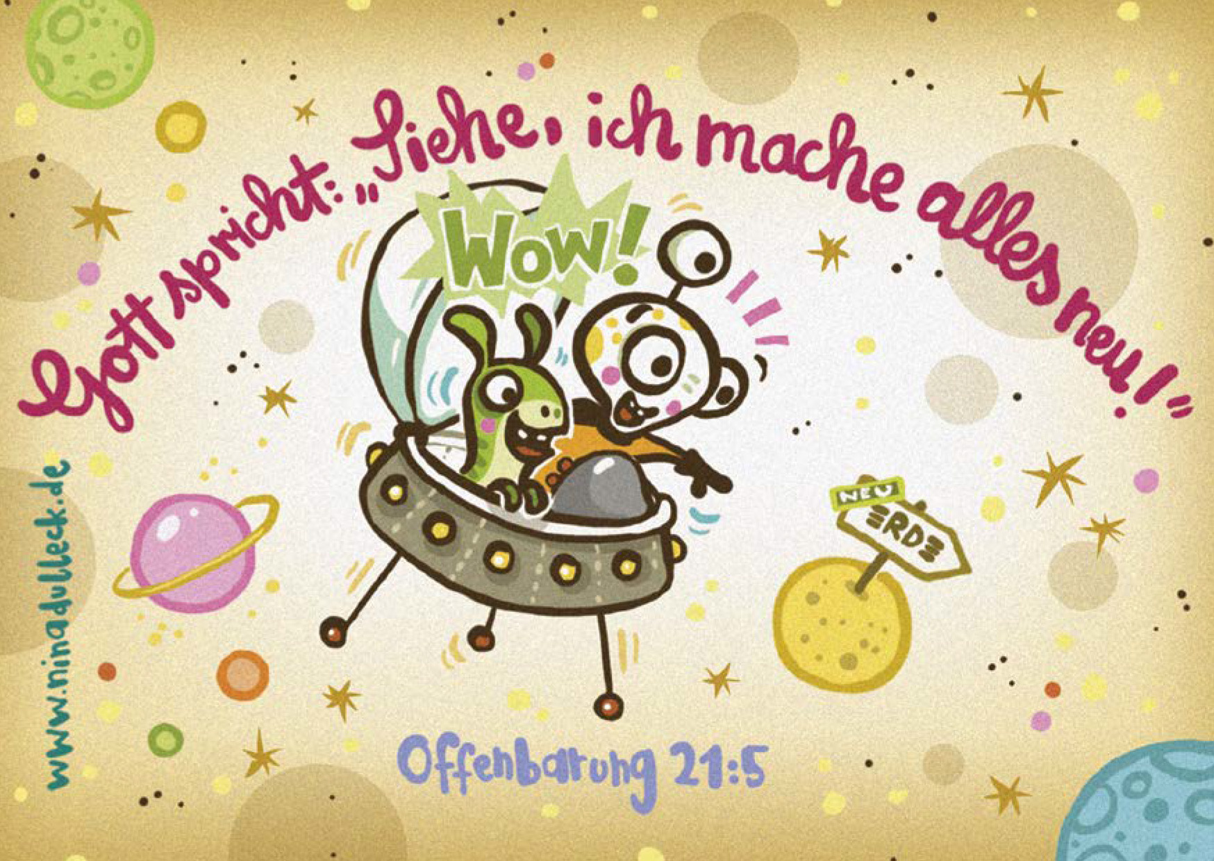 Poster A4 Siehe, ich mache alles neu!