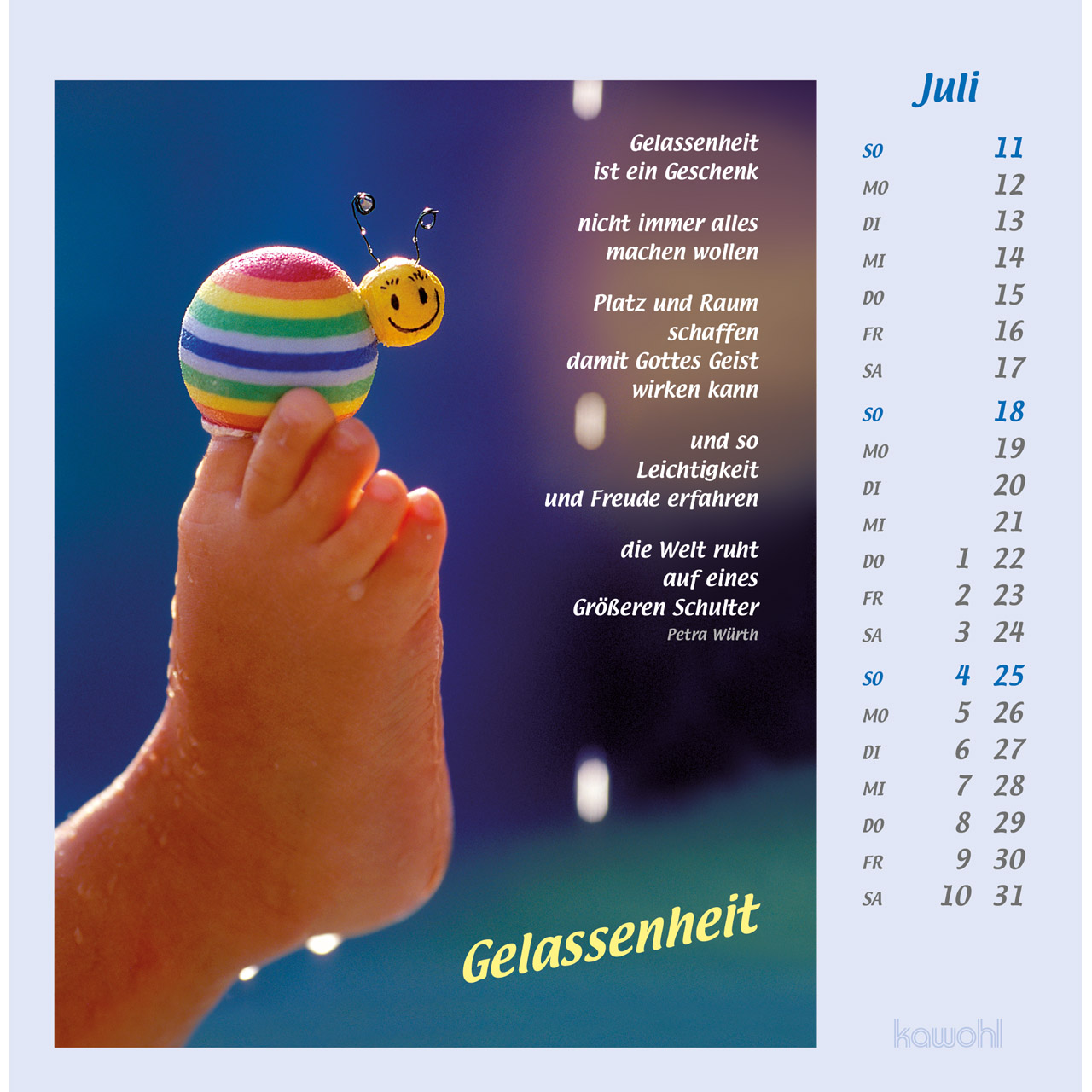 Postkartenkalender - Mit Hand und Fuß 2027