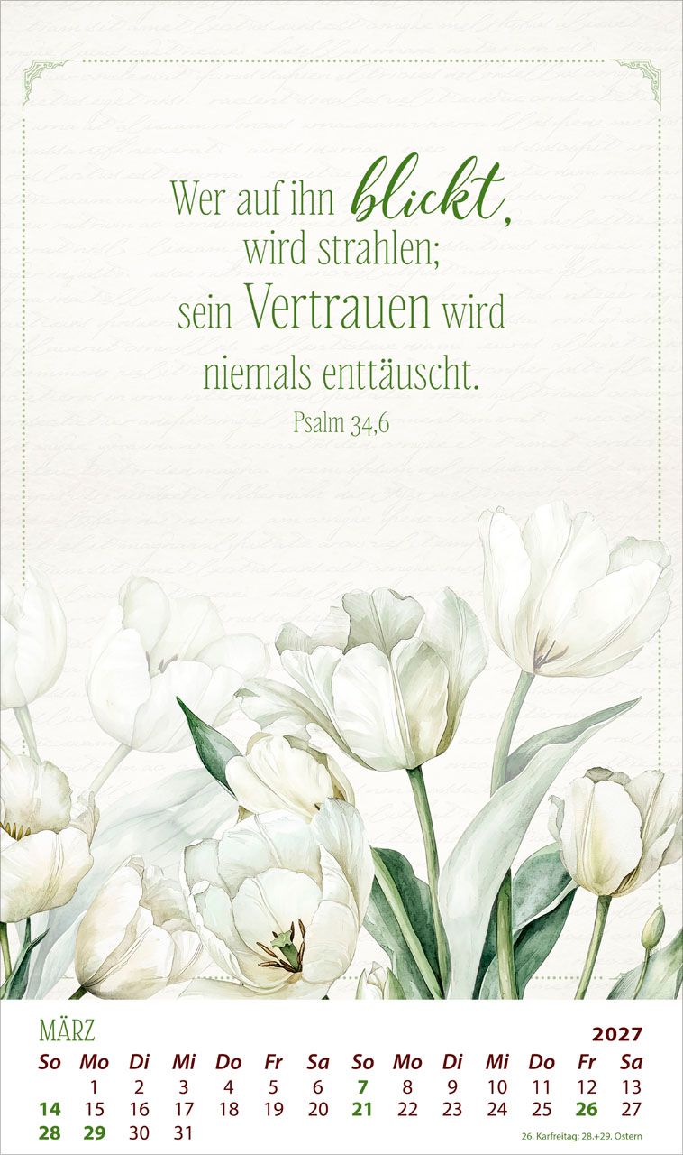 Posterkalender - Die Kraft der Worte 2027 Posterkalender