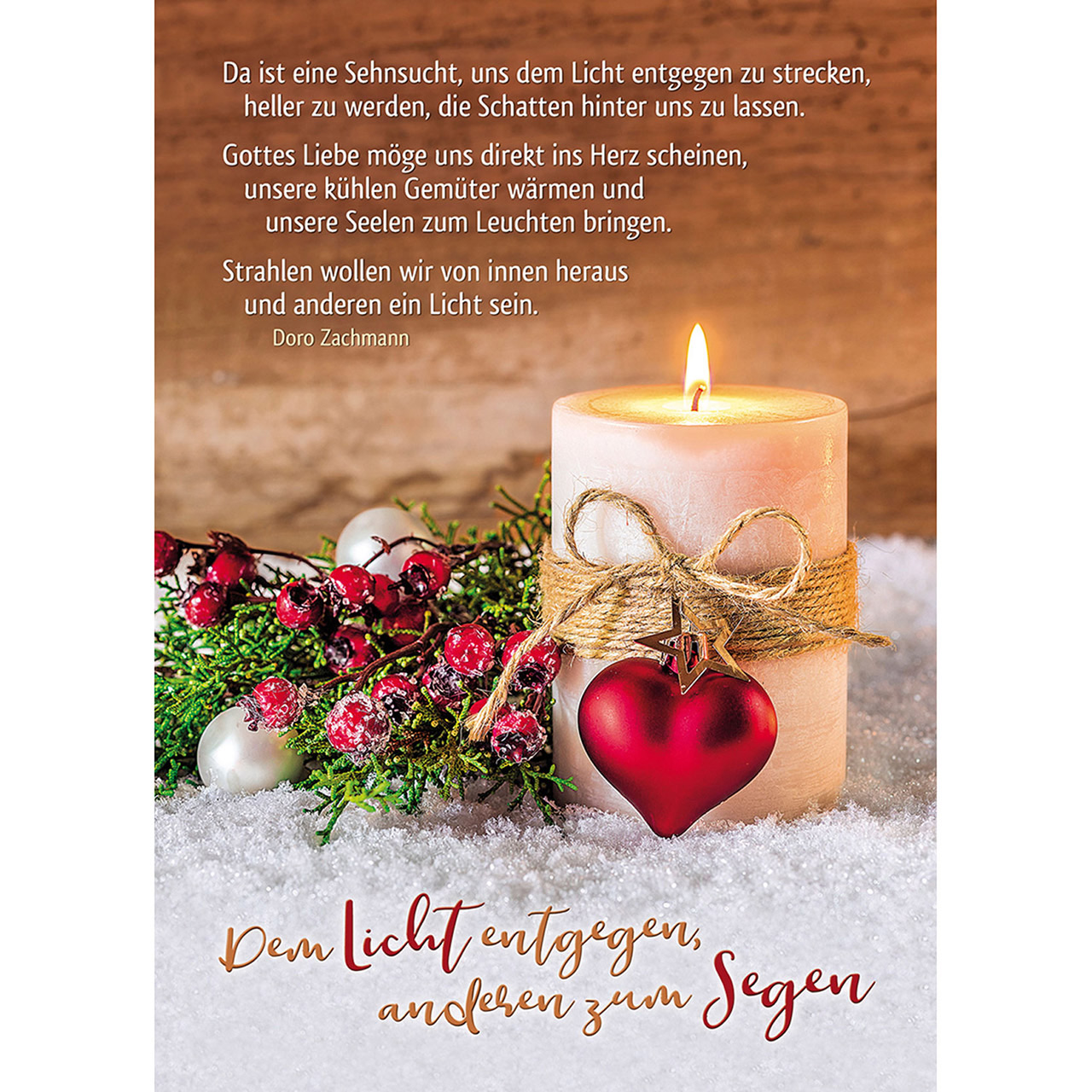 Dem Licht entgegen