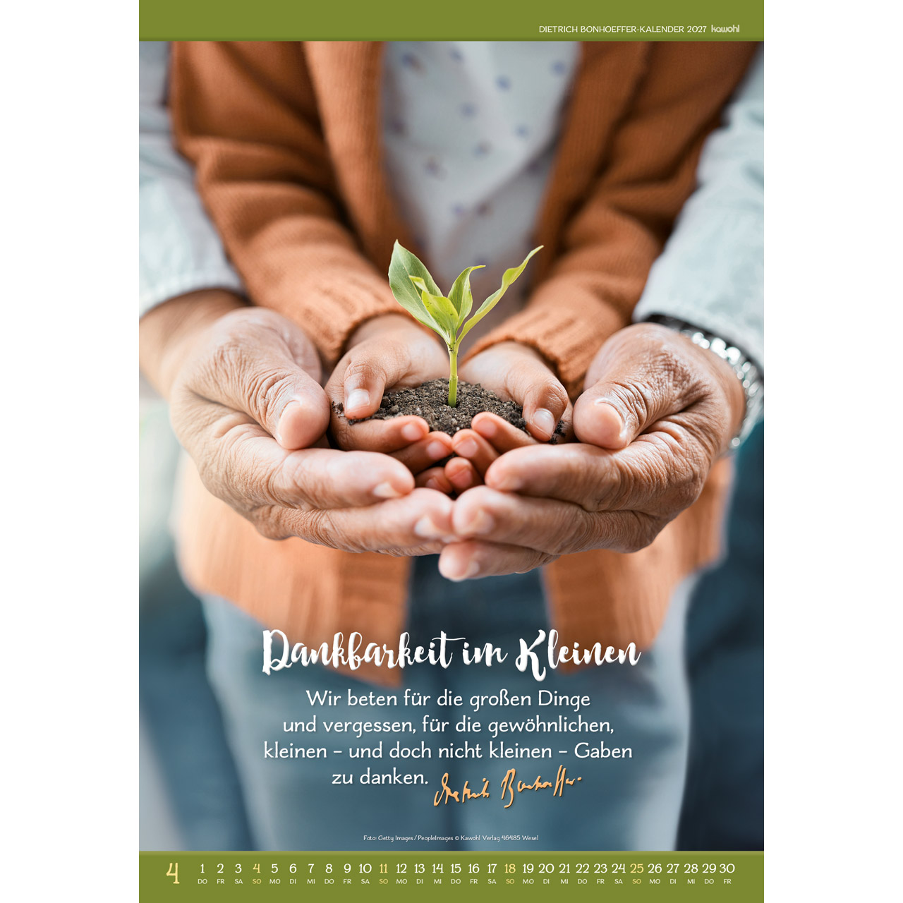 Wandkalender - Gott ist für uns 2027