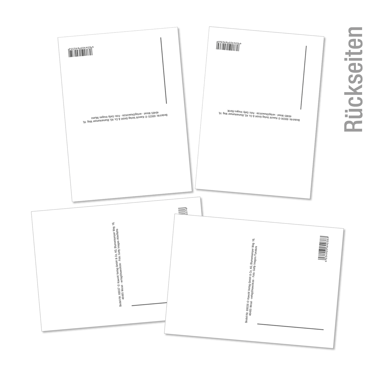 Postkarten-Serie - Weihnachts-Postkartenserie - Weihnachtsmotive