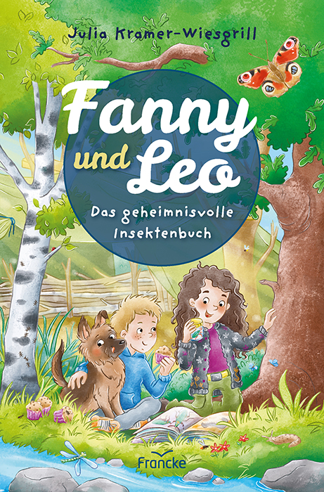 Buch - Fanny und Leo - HUnd Kinder Baum Schmetterling