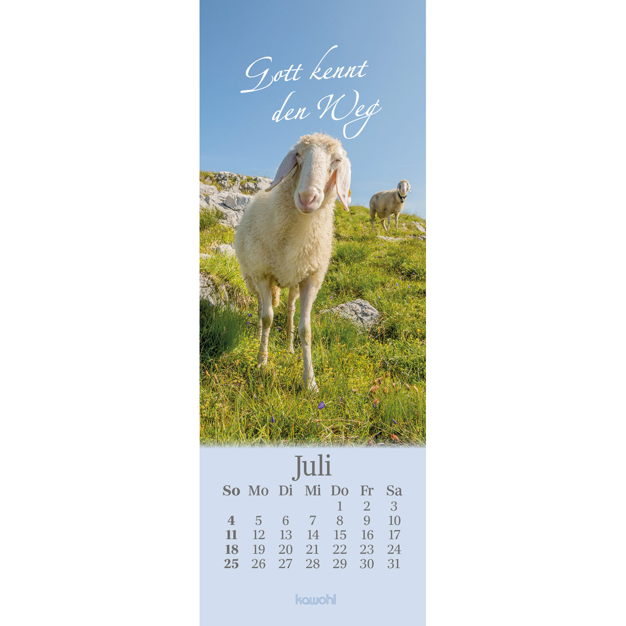 Lesezeichenkalender - Sei behütet jeden Tag 2027