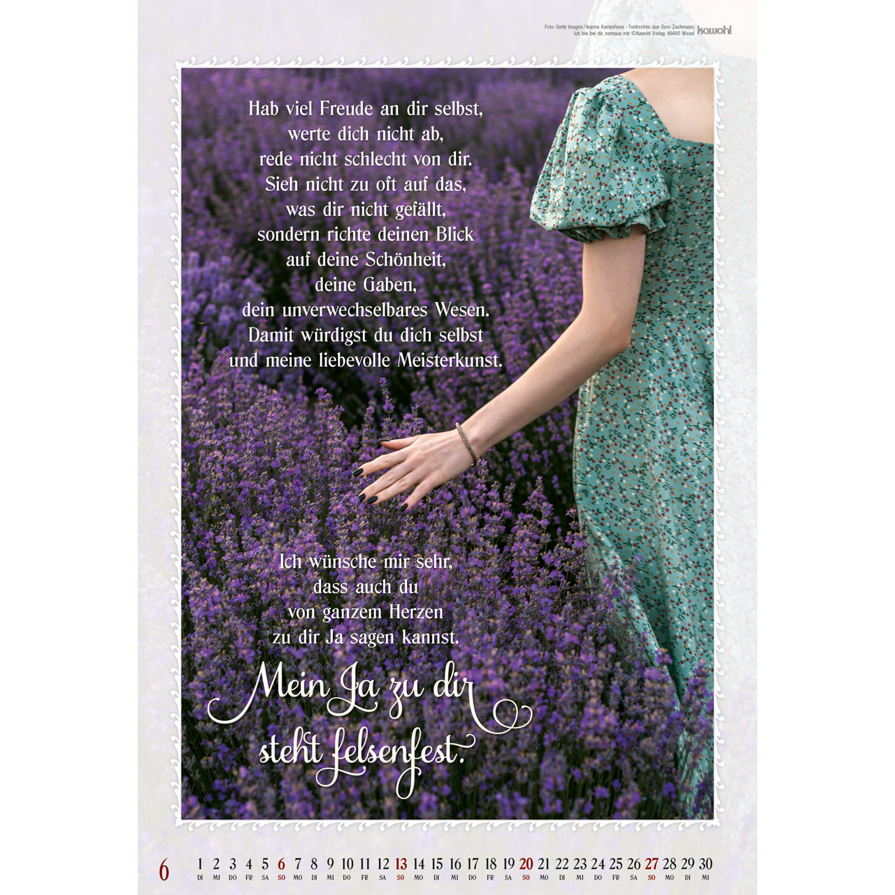 Wandkalender - Ich bin da, dir ganz nah 2027