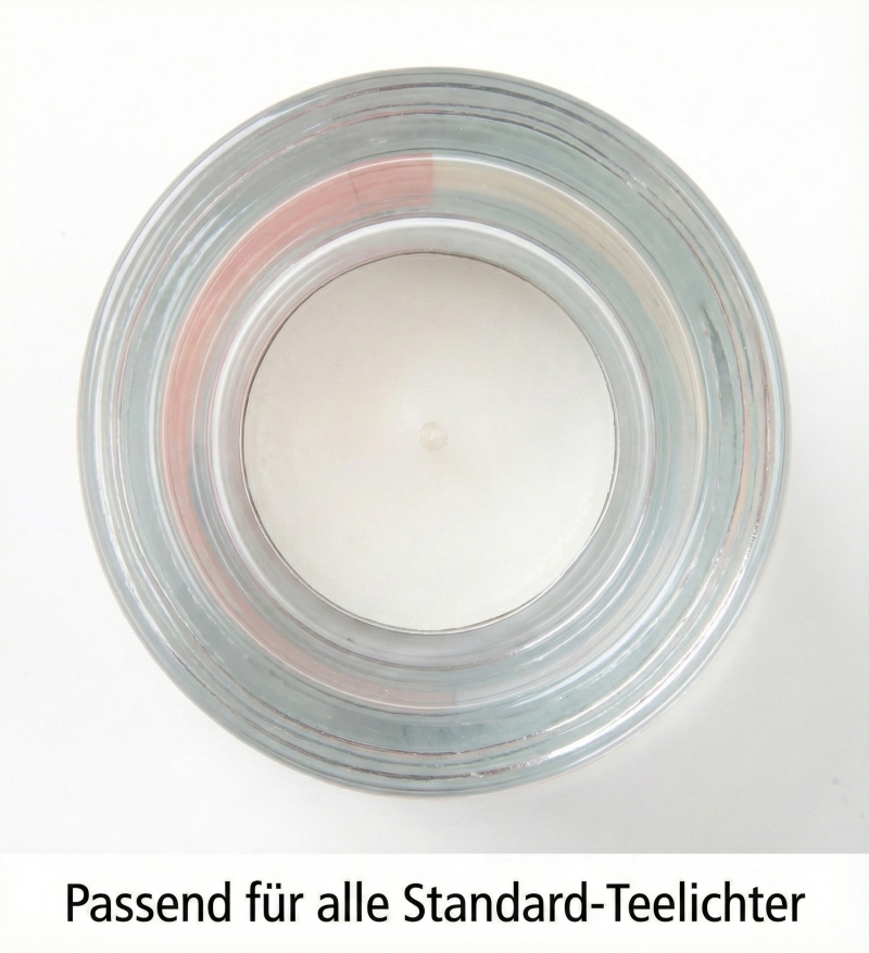 Teelichthalter - Glaswindlicht "So wie du bist"