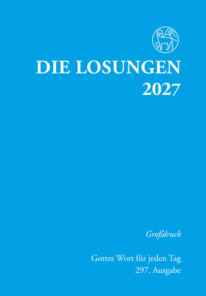 Buchkalender - Die Losungen 2027 - Großdruck kartoniert