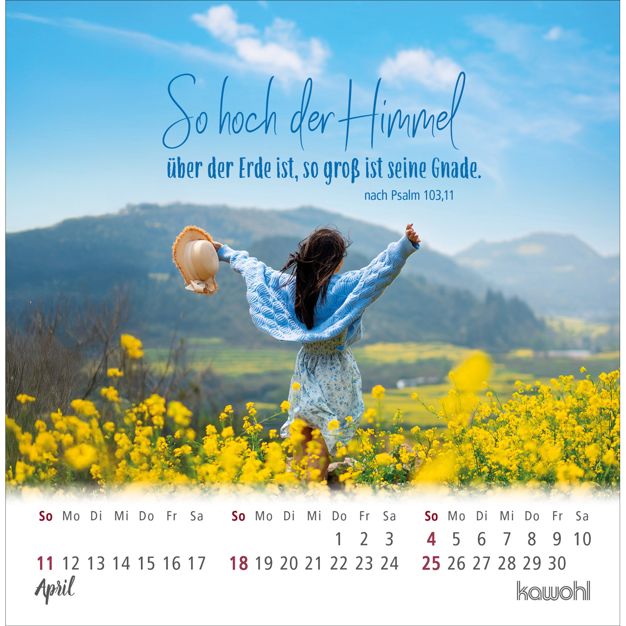 Postkartenkalender - Ankommen & leben 2027