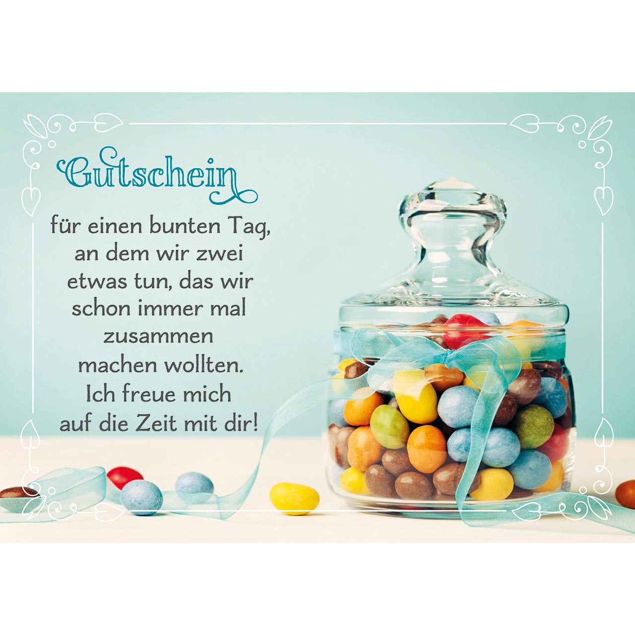 Gutschein für einen bunten Tag