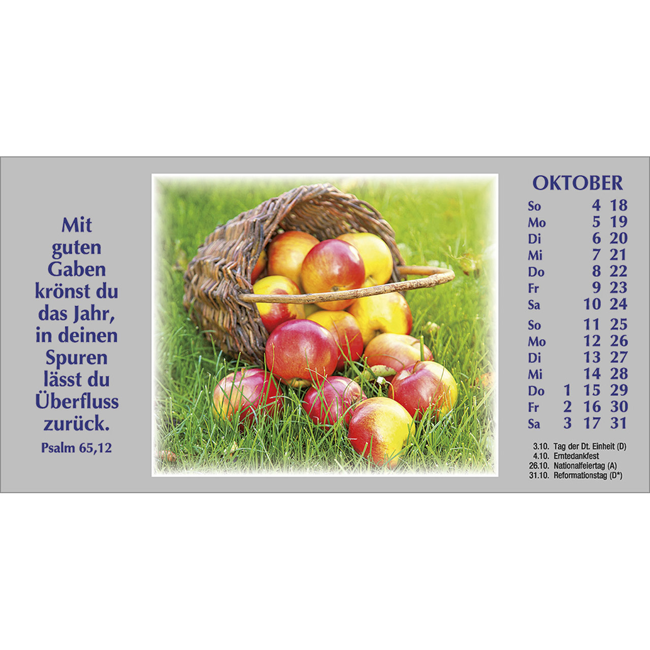 Autokalender - Wege zur Stille 2026