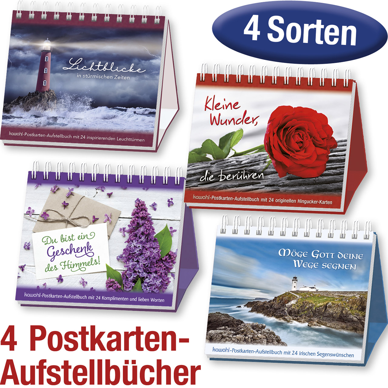 Aufstellbuch - Spar-Paket: Postkarten-Aufstellbuch
