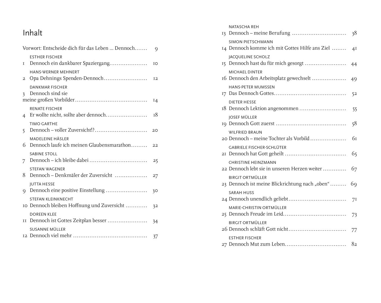 Buch - Dennoch voller Zuversicht