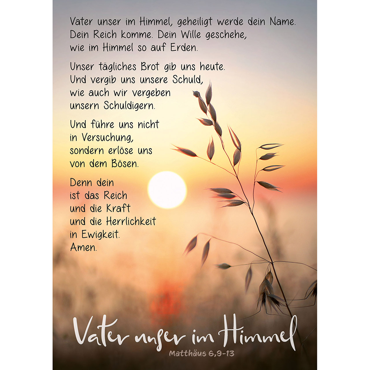 Vater unser im Himmel