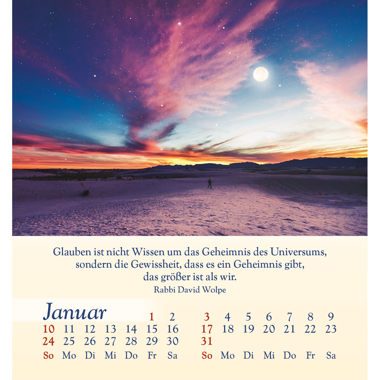 Aufstellkalender - Licht für deine Seele 2027