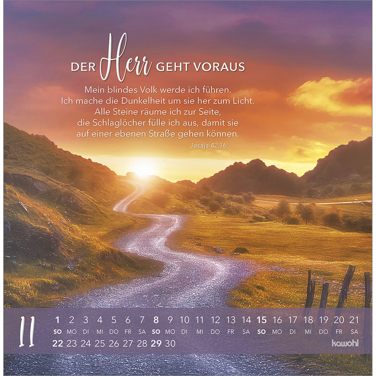 Postkartenkalender - Die Liebe bleibt bestehn 2026