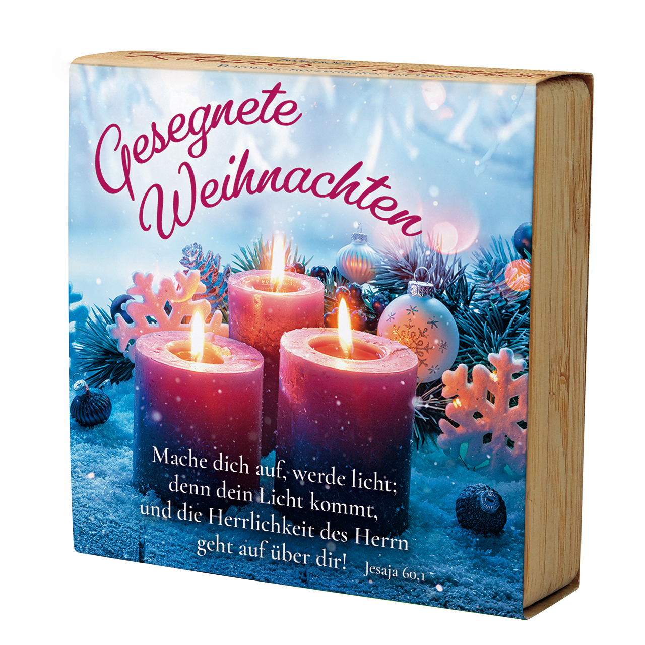 Gesegnete Weihnachten - Kerzen