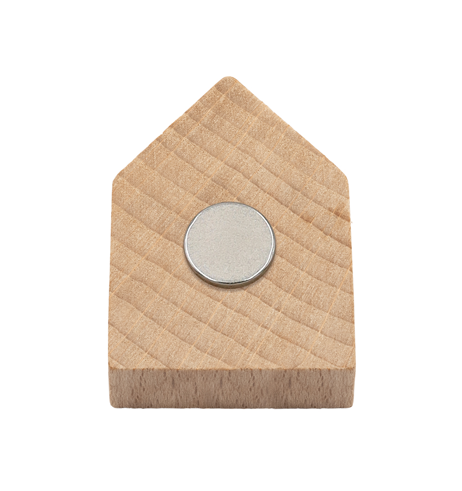 Magnet - Holzhaus Magnet "Zuhause"