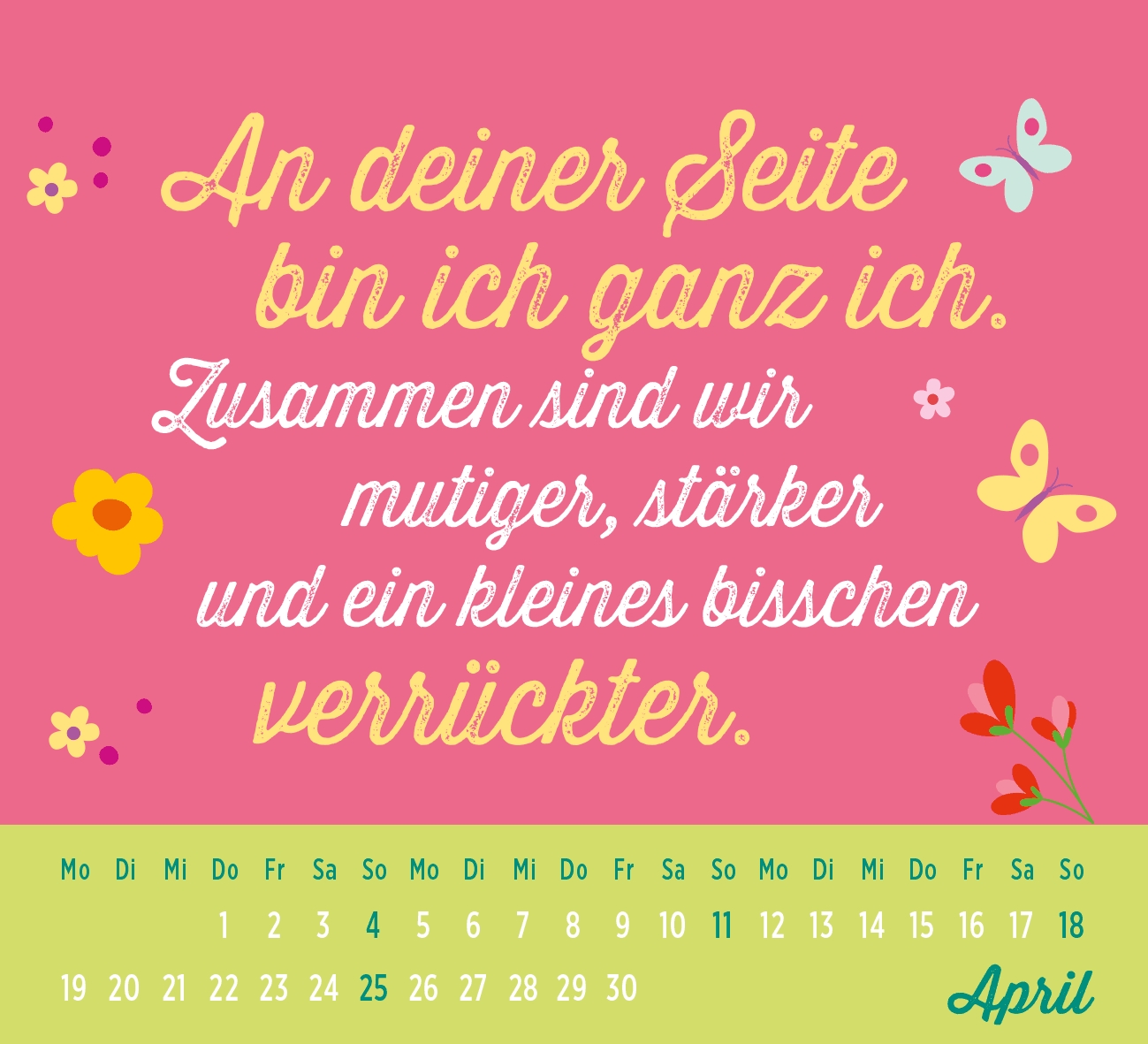 Aufstellkalender - Für eine tolle Freundin wie dich 2027