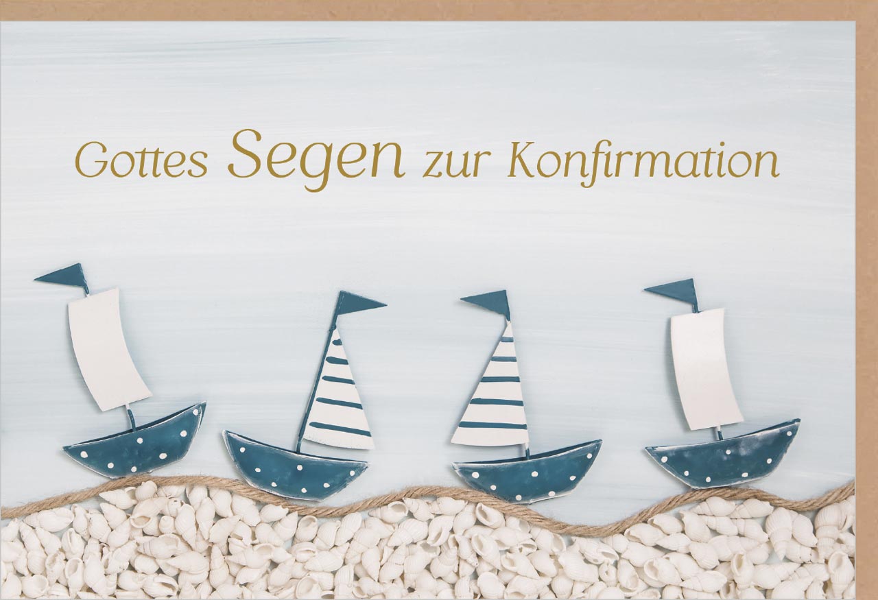Faltkarte 'Gottes Segen zur Konfirmation'