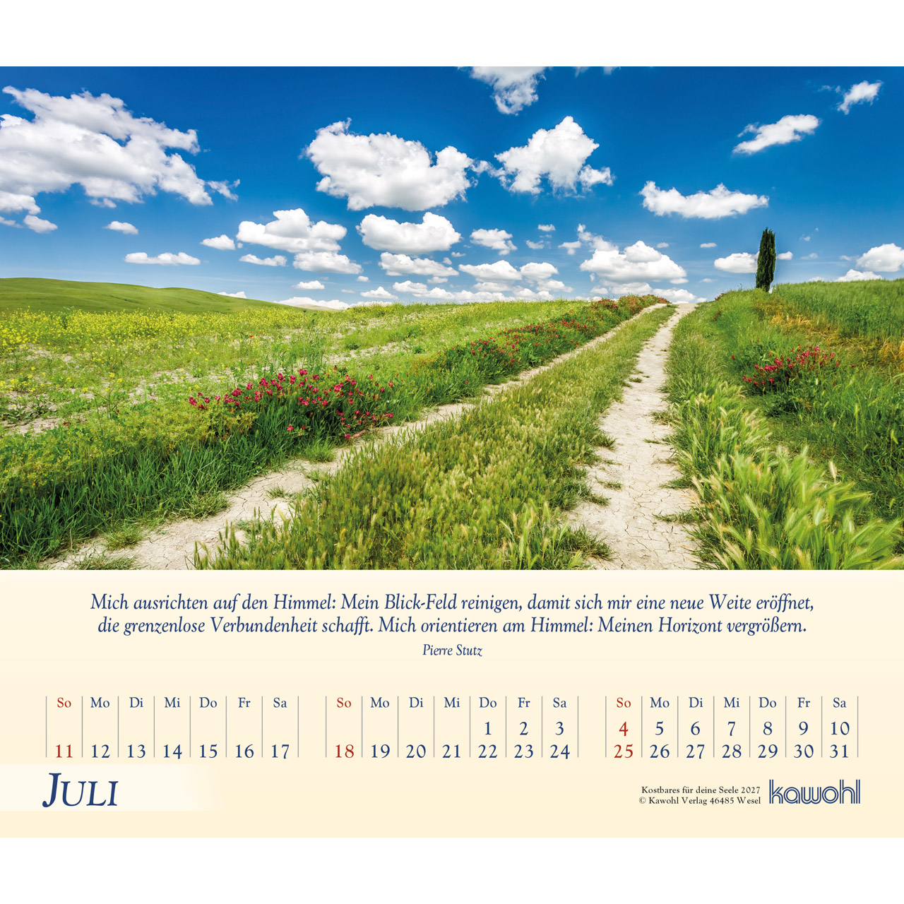 Postkartenkalender - Kostbares für deine Seele 2027
